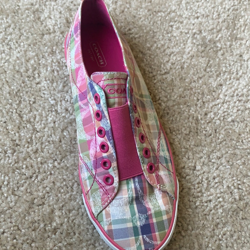 Coach Summer Poppy Beach Plaid
